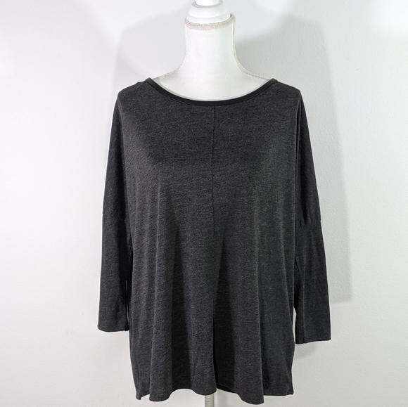 Zara W&B Collection Heather Black Tunic